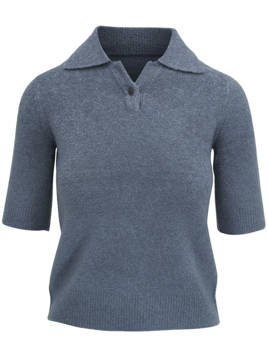 Bouclé Polo Shirt
