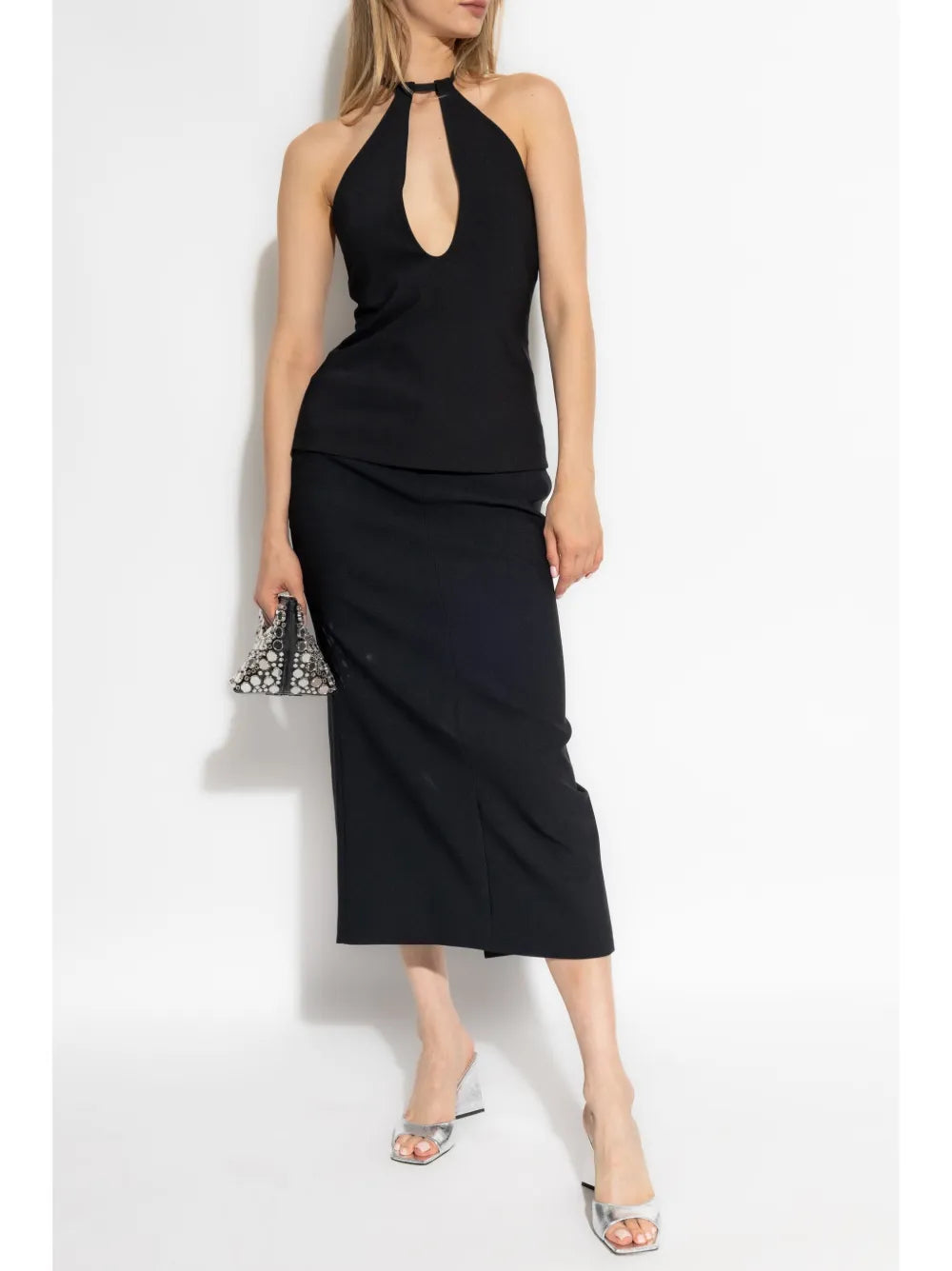 Belted Midi Skirt