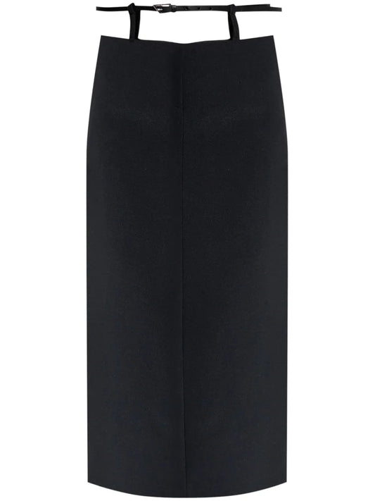 Belted Midi Skirt
