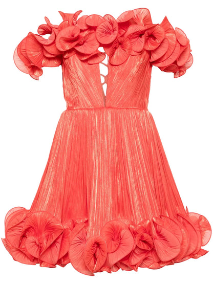 Ruffle-Detail Dress