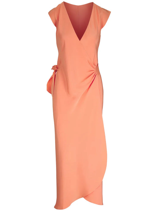 Silk Midi Dress