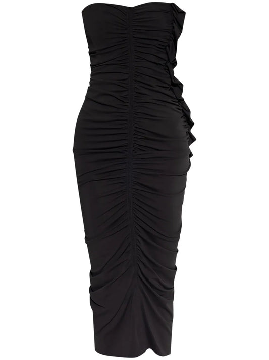 Ruched Midi Dress