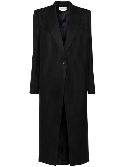 Pinstripe Pattern Coat