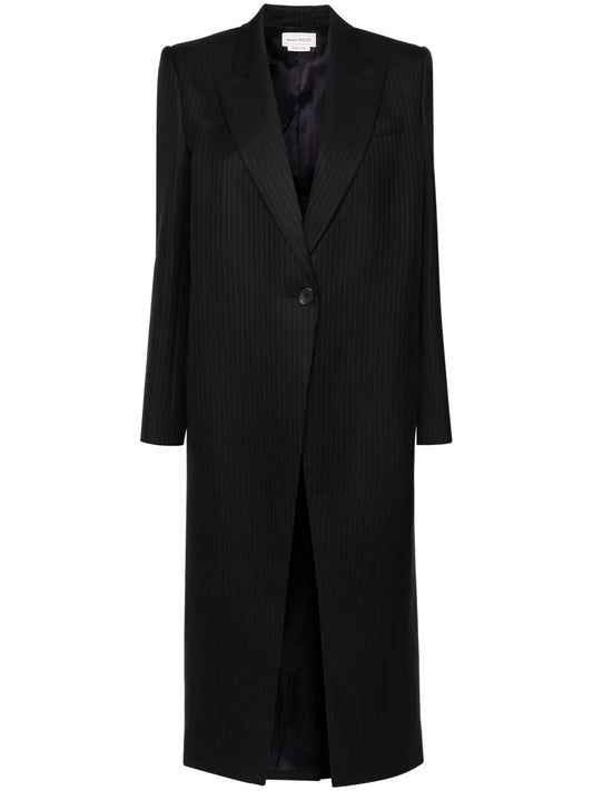 Pinstripe Pattern Coat