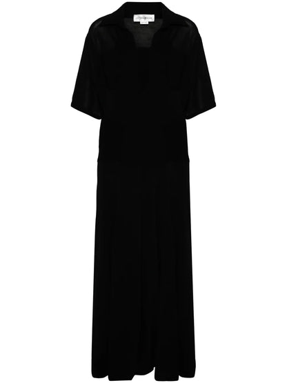 Panelled Knitted Maxi Dress