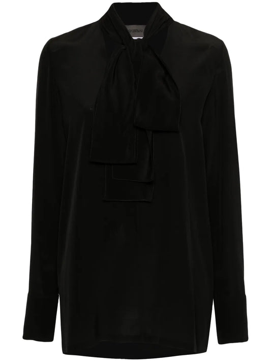 Elleni V-Neck Silk Blouse