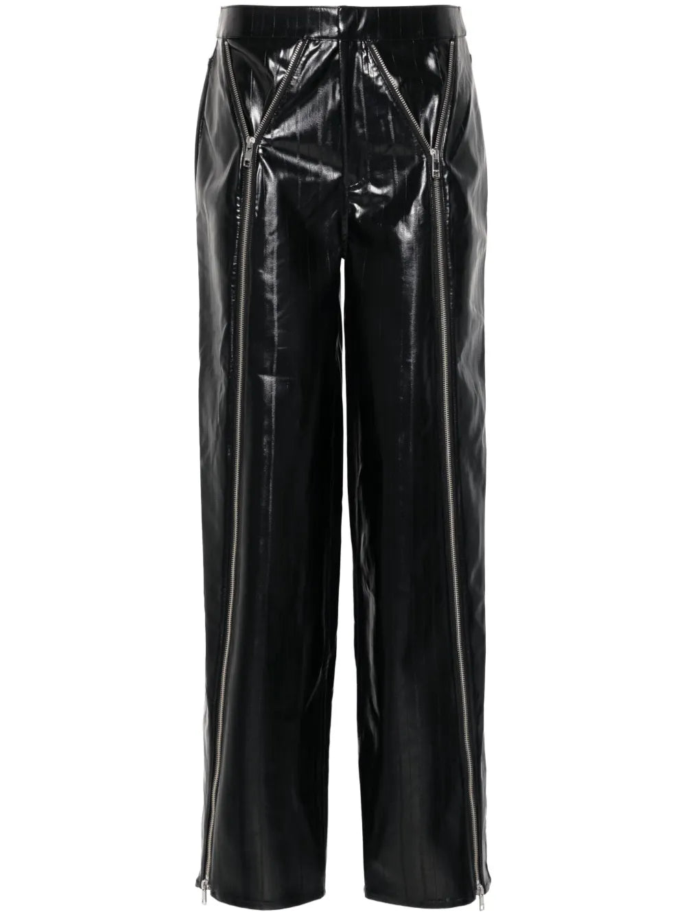 Zip-Detail Trousers