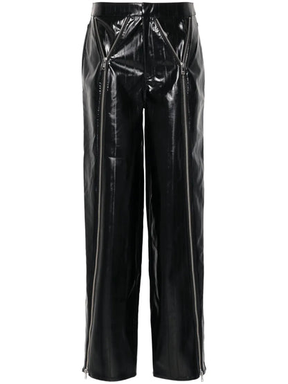 Zip-Detail Trousers