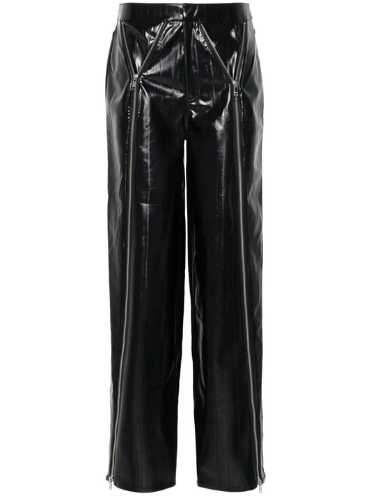 Zip-Detail Trousers