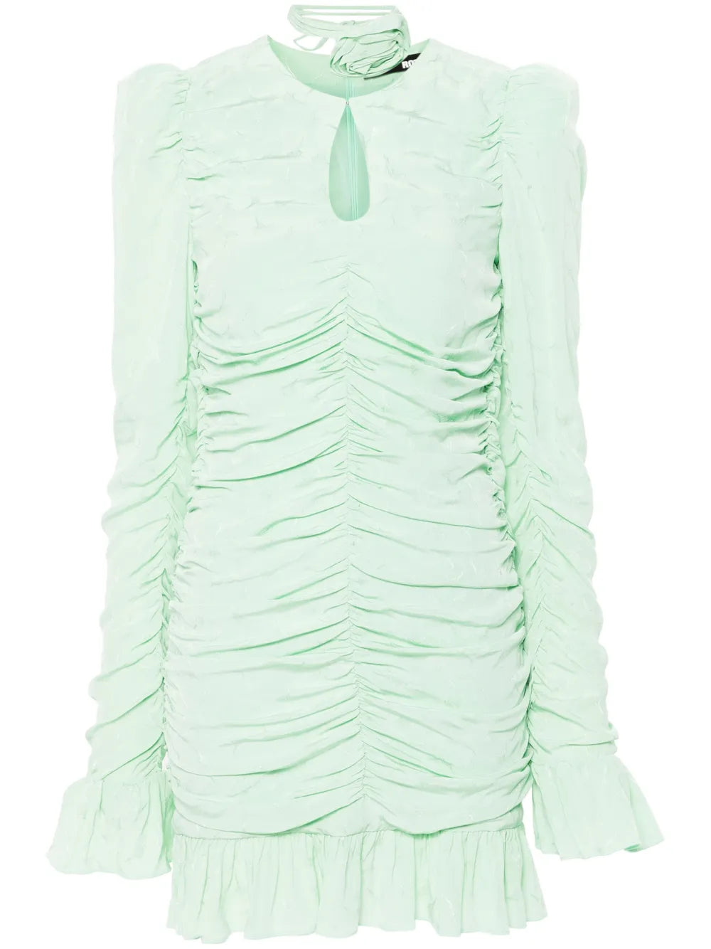 Rose-Belt Mini Dress