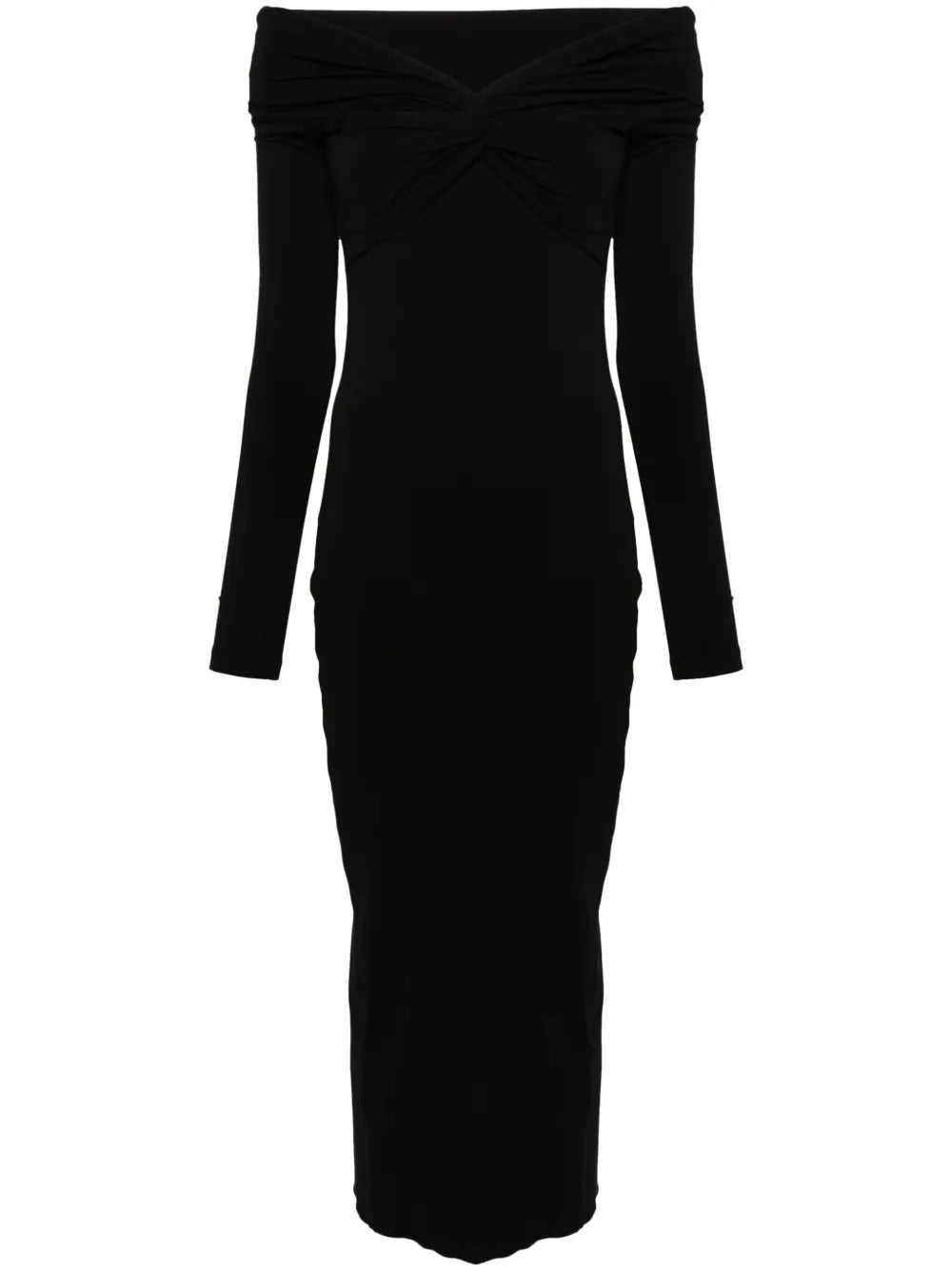 Off-Shoulder Midi Dress
