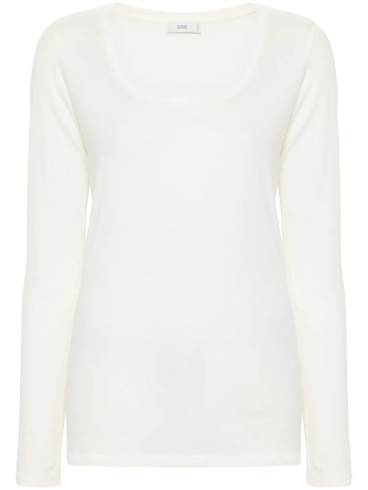 Scoop-Neck Cotton T-Shirt
