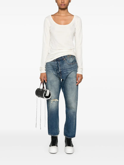 Scoop-Neck Cotton T-Shirt