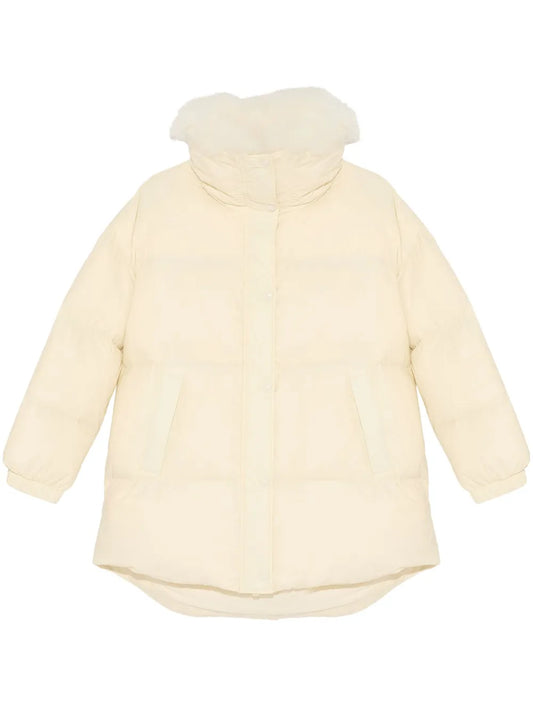 Padded-Design Coat