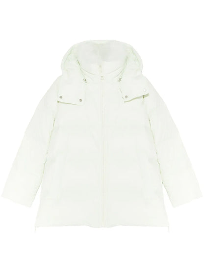 Shearling-Trimmed Down Jacket