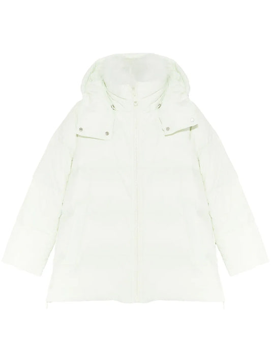 Shearling-Trimmed Down Jacket