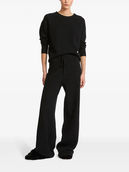 Knitted Wide-Leg Trousers
