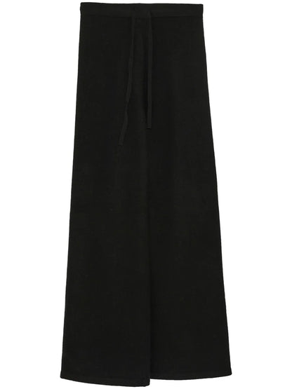 Knitted Wide-Leg Trousers