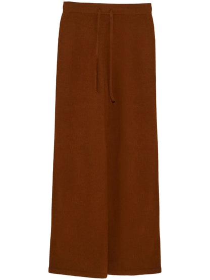 Knitted Wide-Leg Trousers