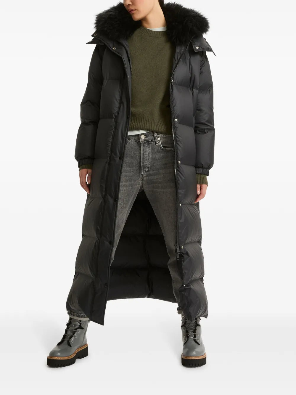 Padded-Design Coat