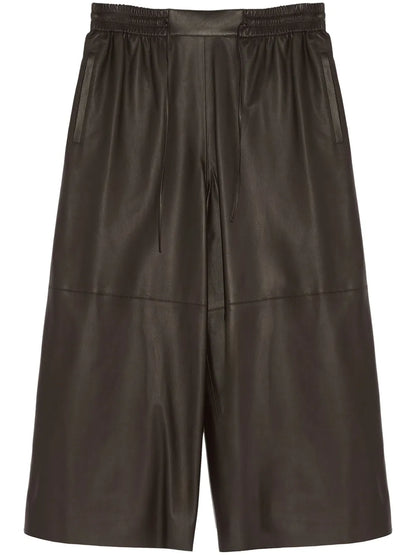 Culotte Leather Trousers