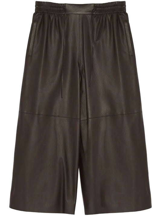 Culotte Leather Trousers
