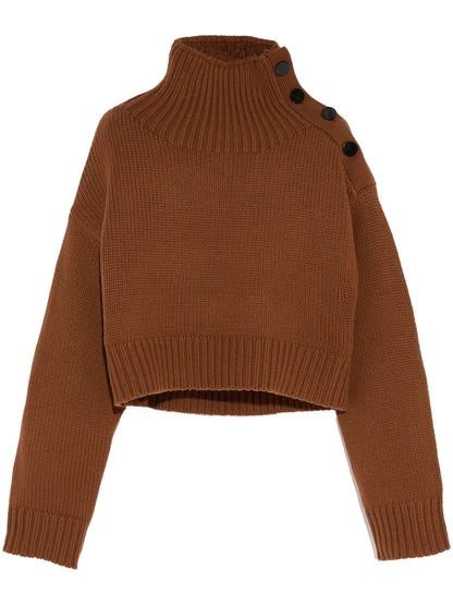 Cropped Knit Jumper