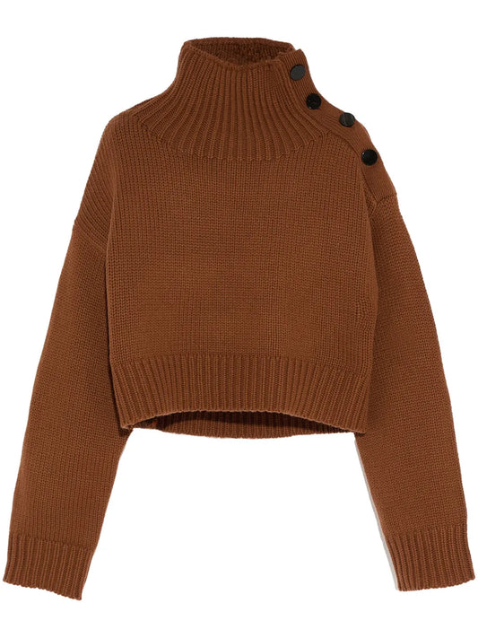 Cropped Knit Jumper