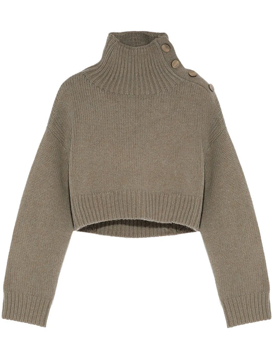 Cropped Knit Jumper