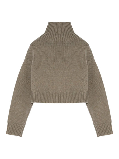 Cropped Knit Jumper
