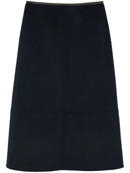 Double-Sided Midi Skirt