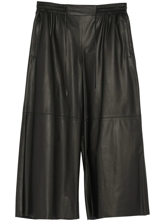 Culotte Leather Trousers