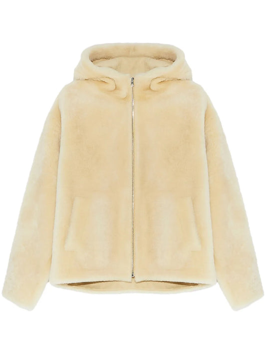 Hooded Shearling Jacket