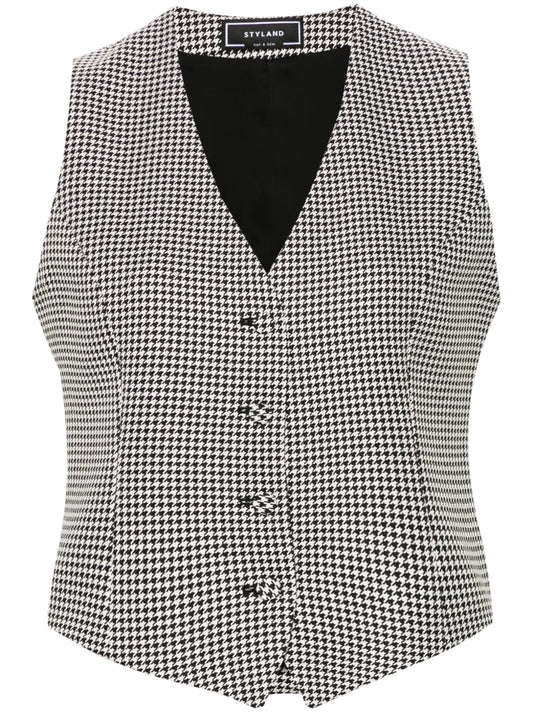 Houndstooth Waistcoat