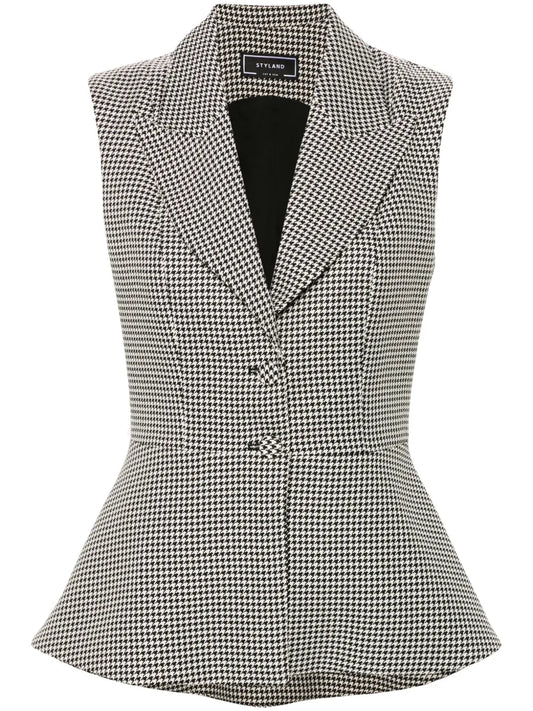 Houndstooth Waistcoat