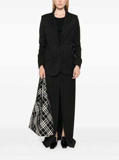 Pinstripe Blazer