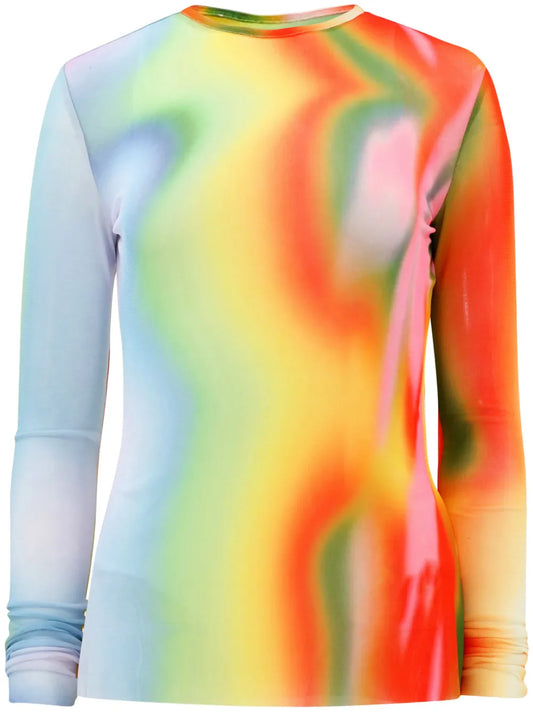 Rainbow Heatwave Top