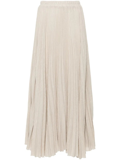 Pleated Midi Skirt
