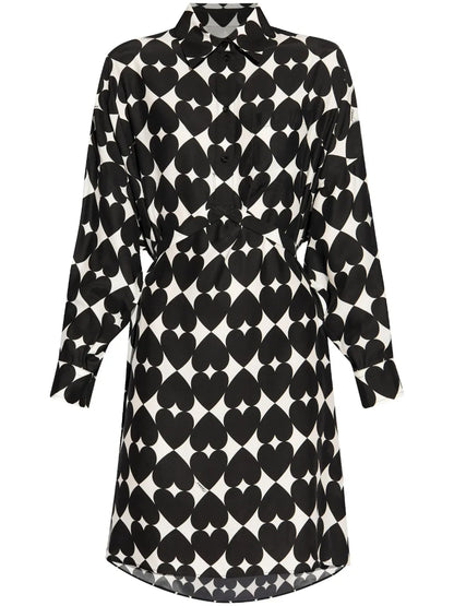 Silk Shirt Dress