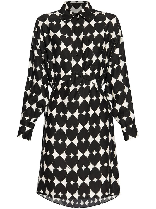 Silk Shirt Dress