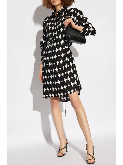 Silk Shirt Dress
