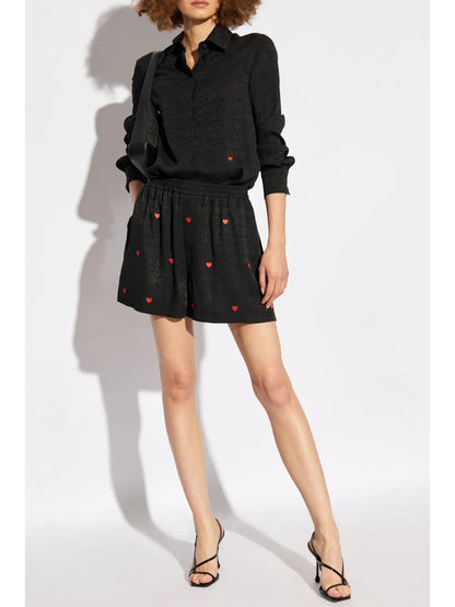 Jacquard-Logo Shorts