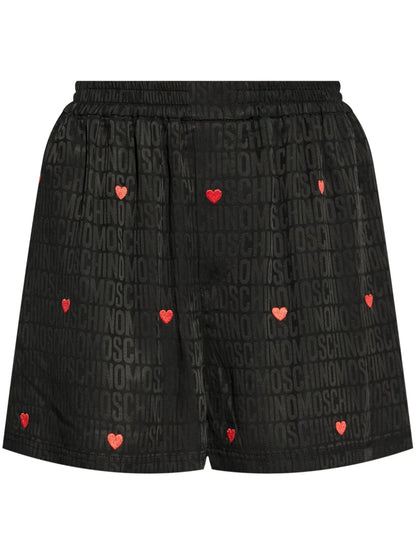 Jacquard-Logo Shorts