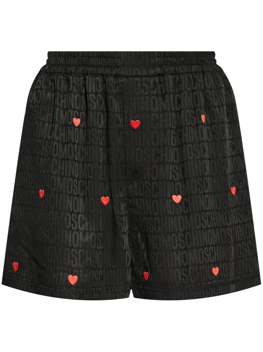 Jacquard-Logo Shorts
