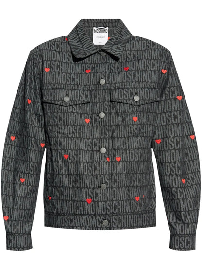 Jacquard-Logo Jacket