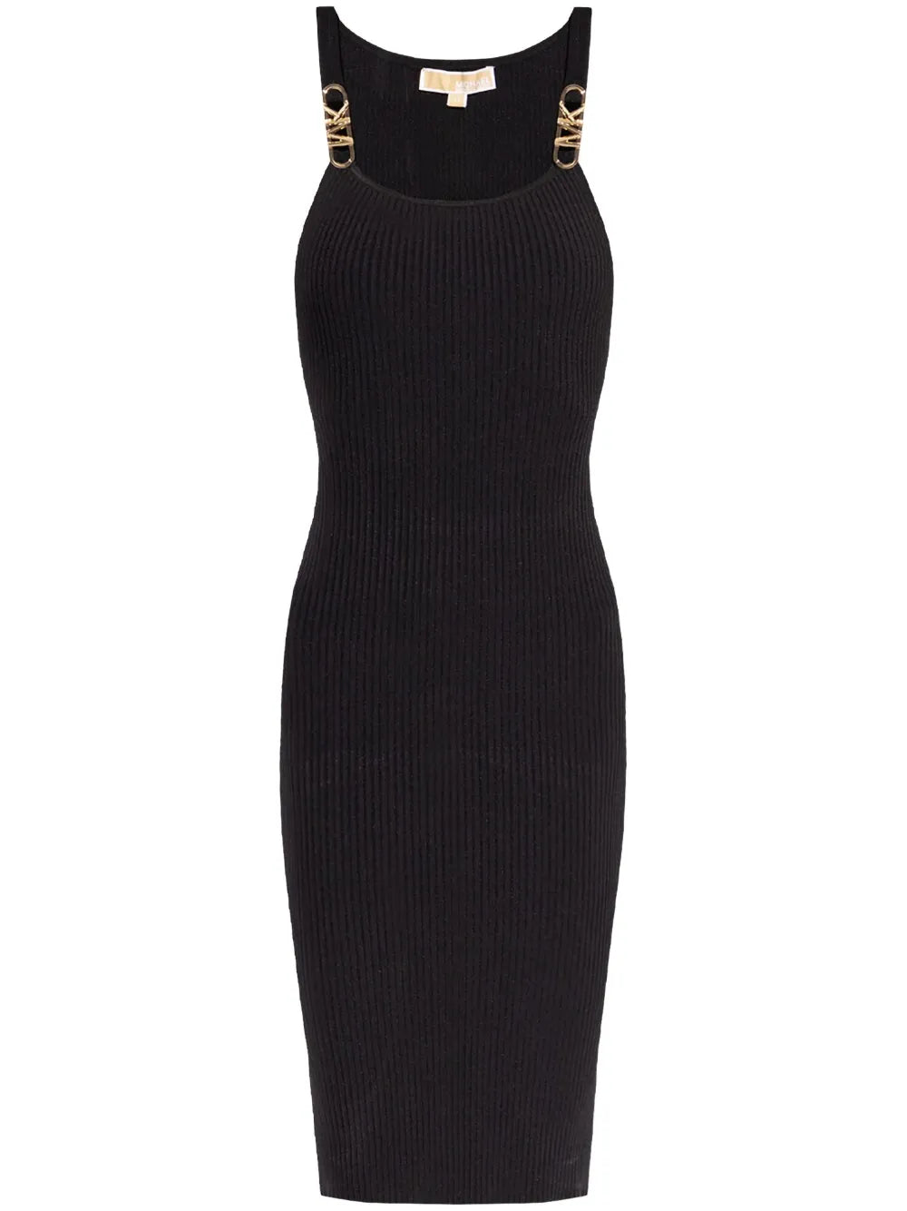 Ribbed-Knit Midi Dress