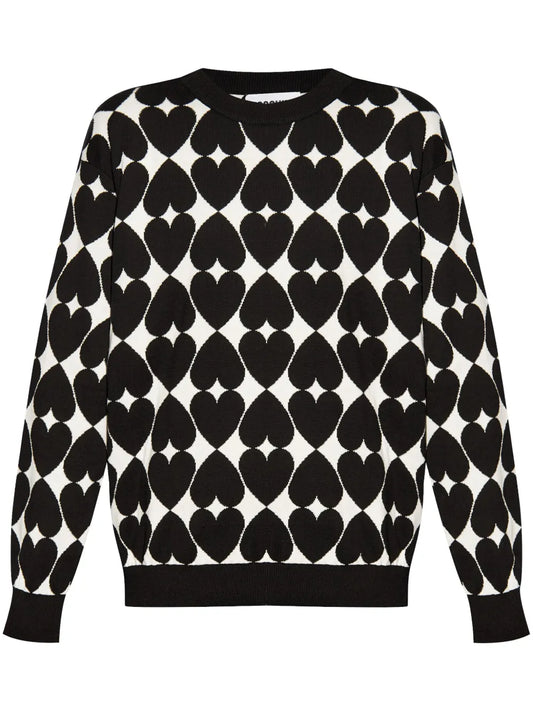 Intarsia-Knit Jumper