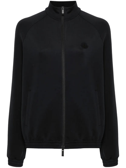 Logo-Patch Zip-Up Sweatshirt