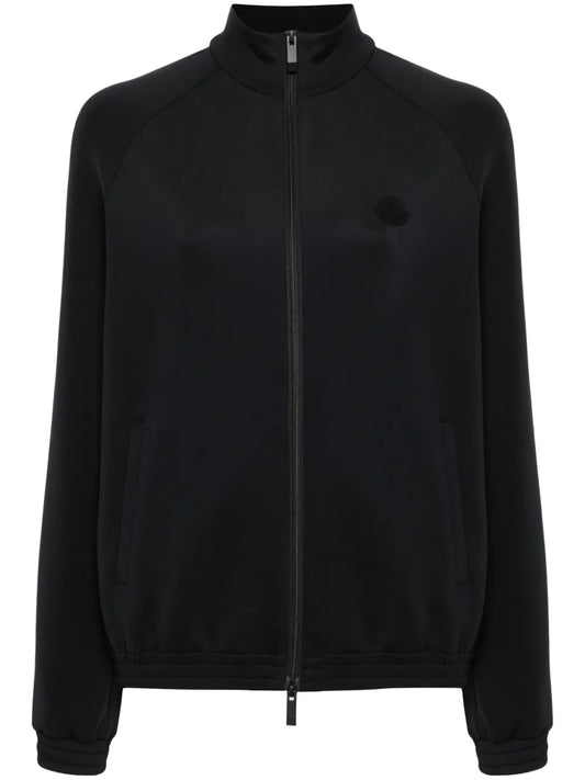 Logo-Patch Zip-Up Sweatshirt