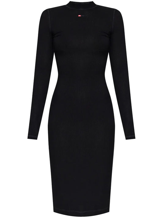 D-Mokky-Ls-Microdiv Midi Dress